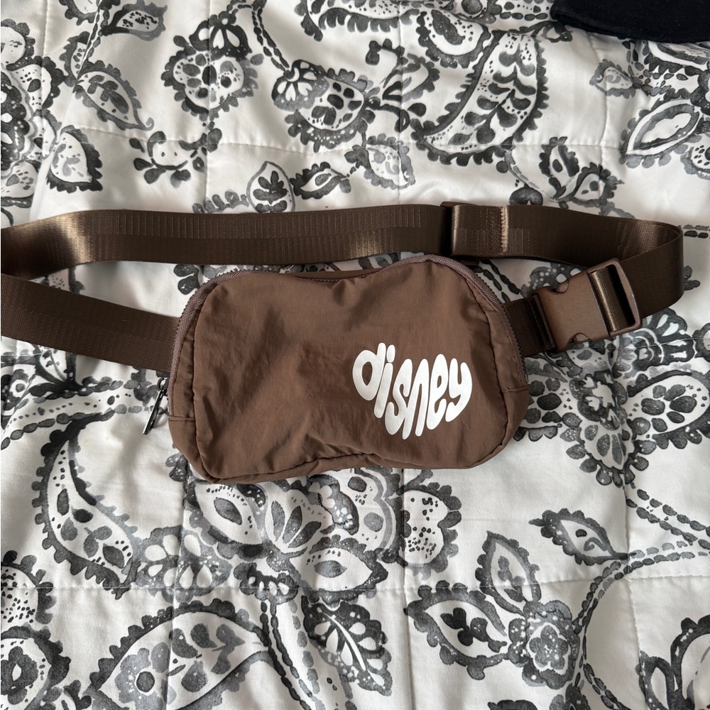 Disney Chocolate Brown Belt Bag